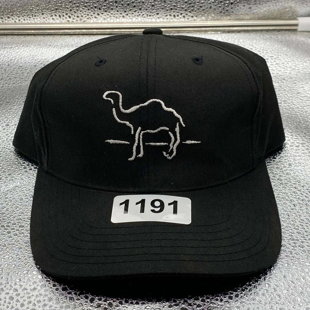Vintage Camel Cigarettes Hat Mens OSFM Black Joe‎ Camel Snapback Cap